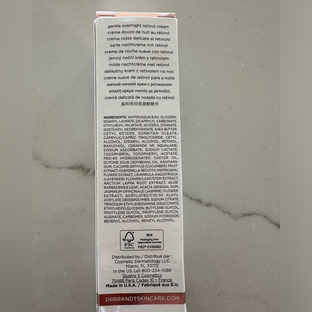 Dr. Brandt TRIPLE ACTIVE RETINOL Authentic 1 oz/30 g NIB Retail $75 - Picture 6 of 15